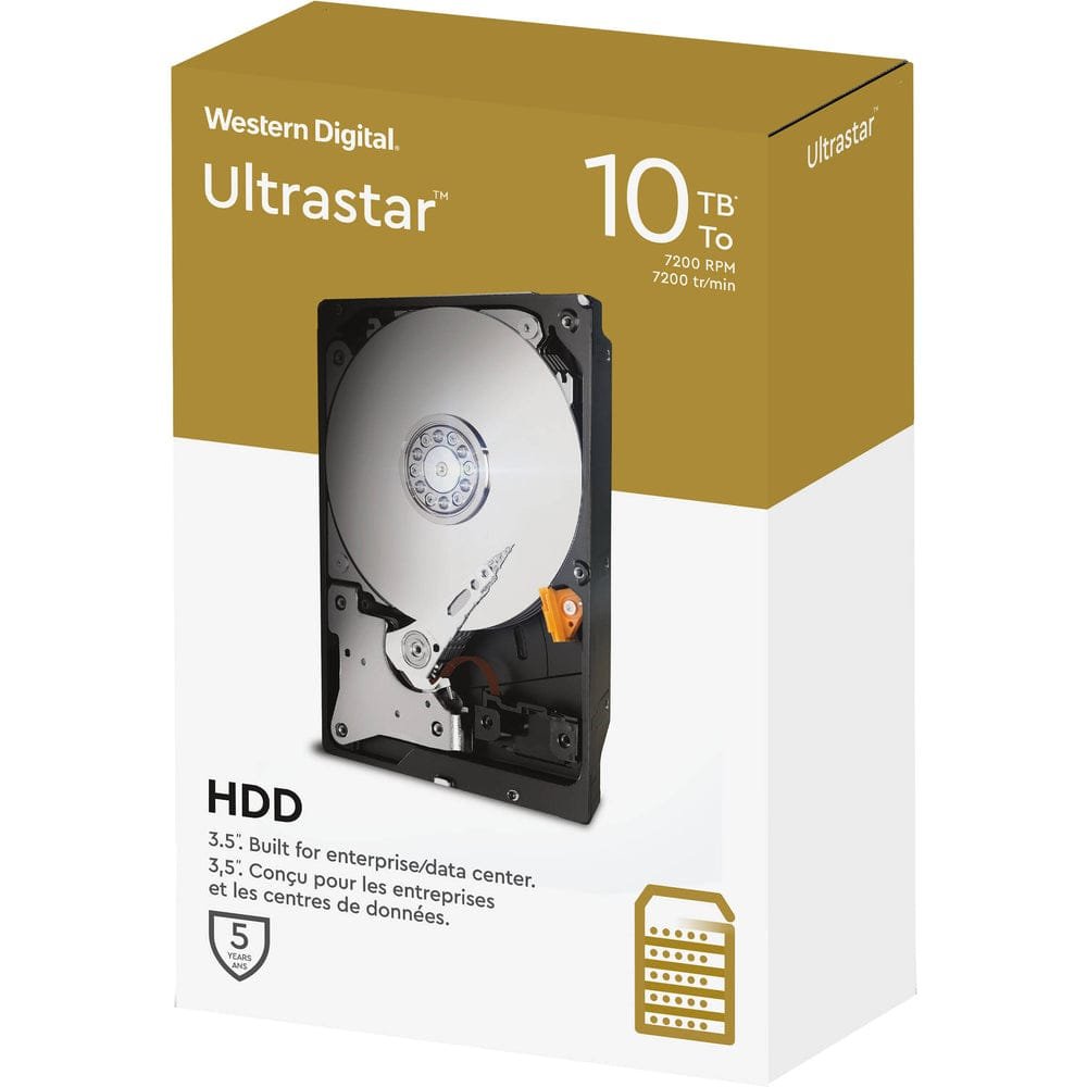 WESTERN DIGITAL 10TB ULTRASTAR HARD DRIVE