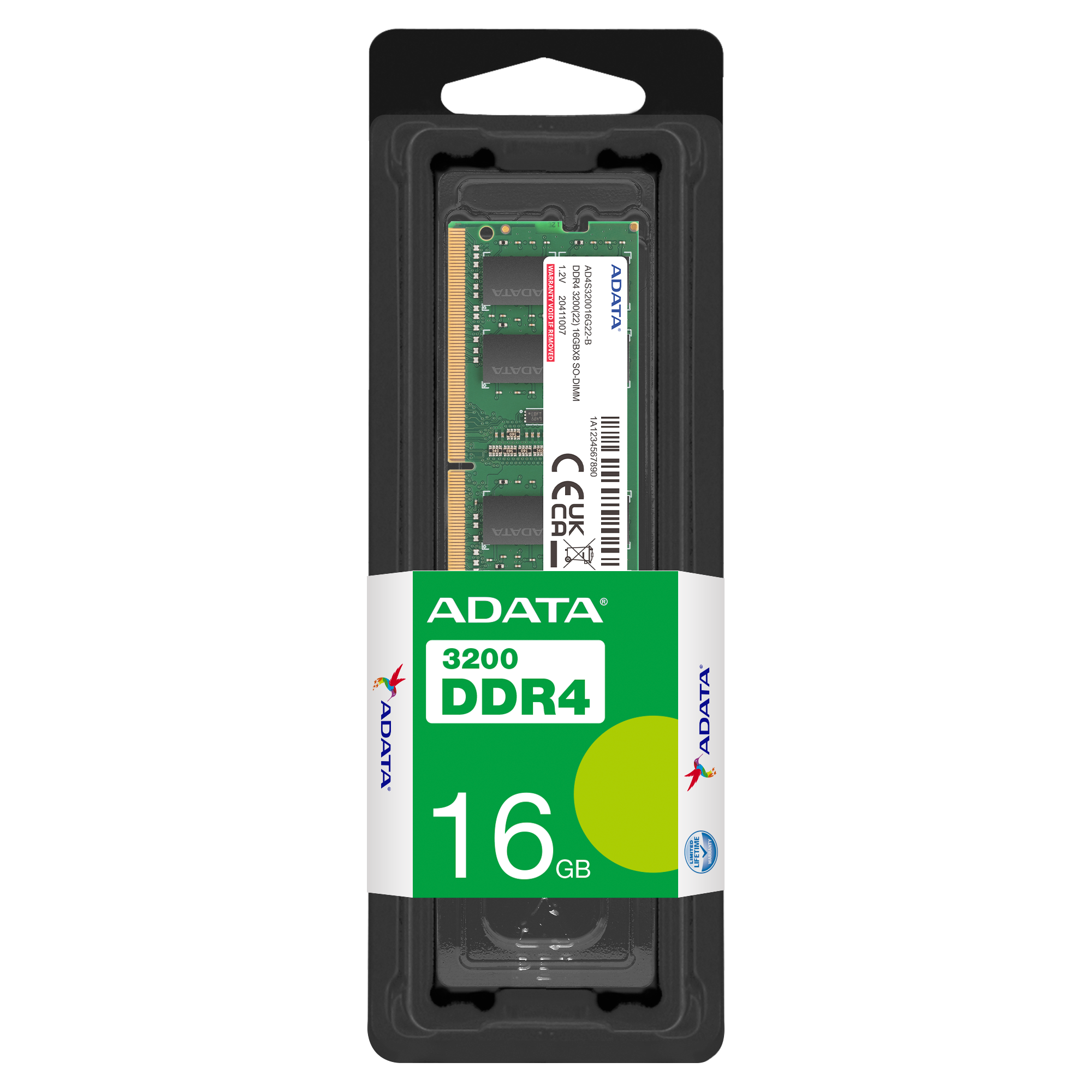 RAM ADATA 16GB D4 3200MHZ LAPTOP