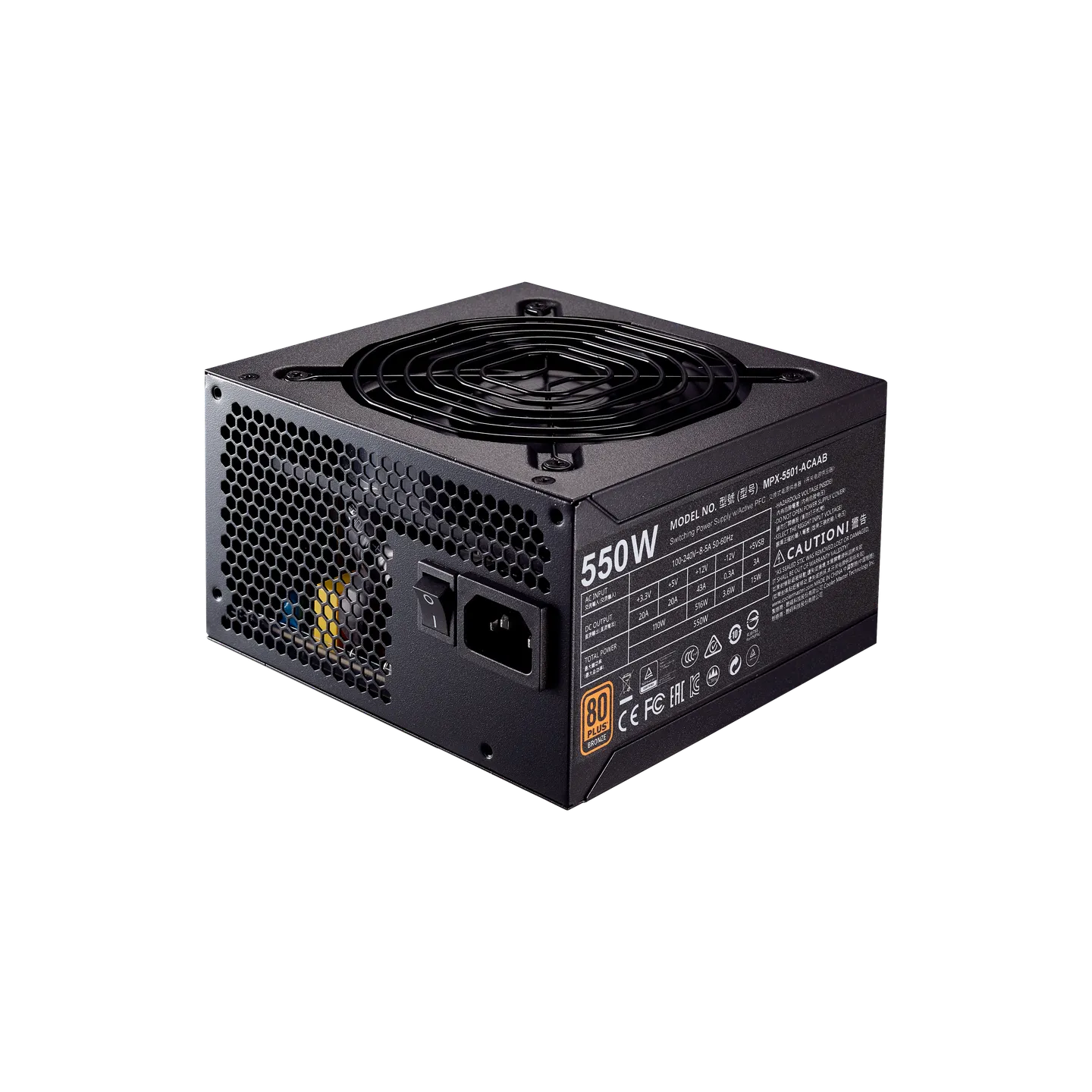SMPS COOLER MASTER MWE BRONZE 550W V3