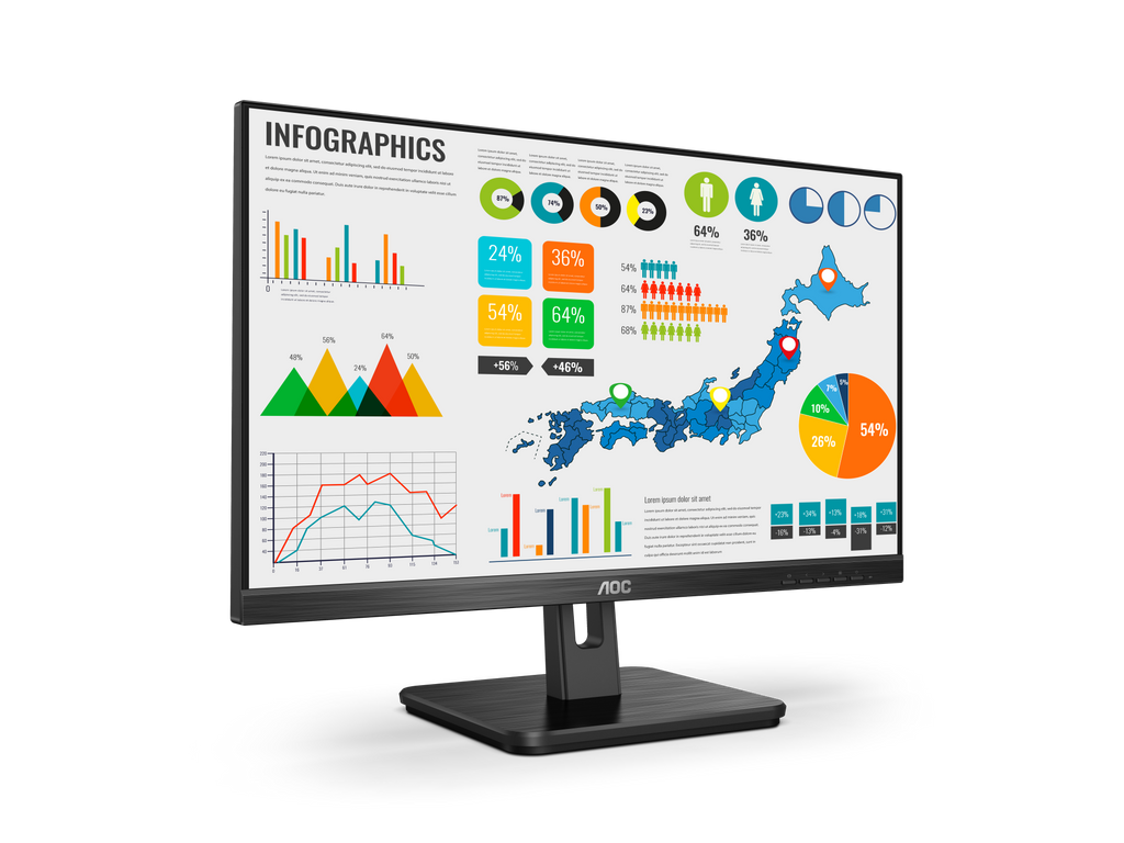 22″ AOC IPS MONITOR 22E2H