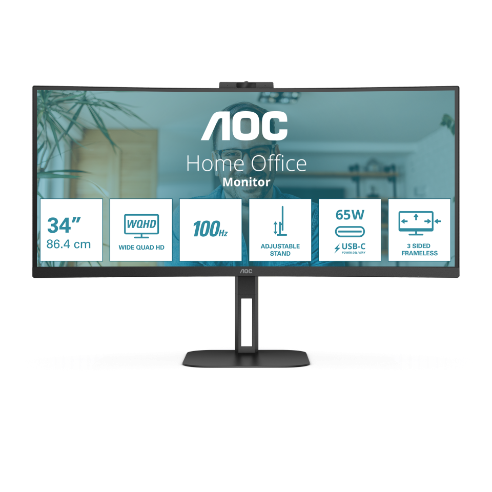 34″ AOC CURVED MONITOR CU34V5