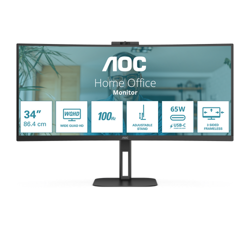34″ AOC CURVED MONITOR CU34V5