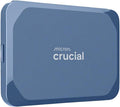 Crucial X10 6TB Portable SSD, Up to 2,100MB/s, USB 3.2 USB-C, External Solid State Drive, Compatible with
