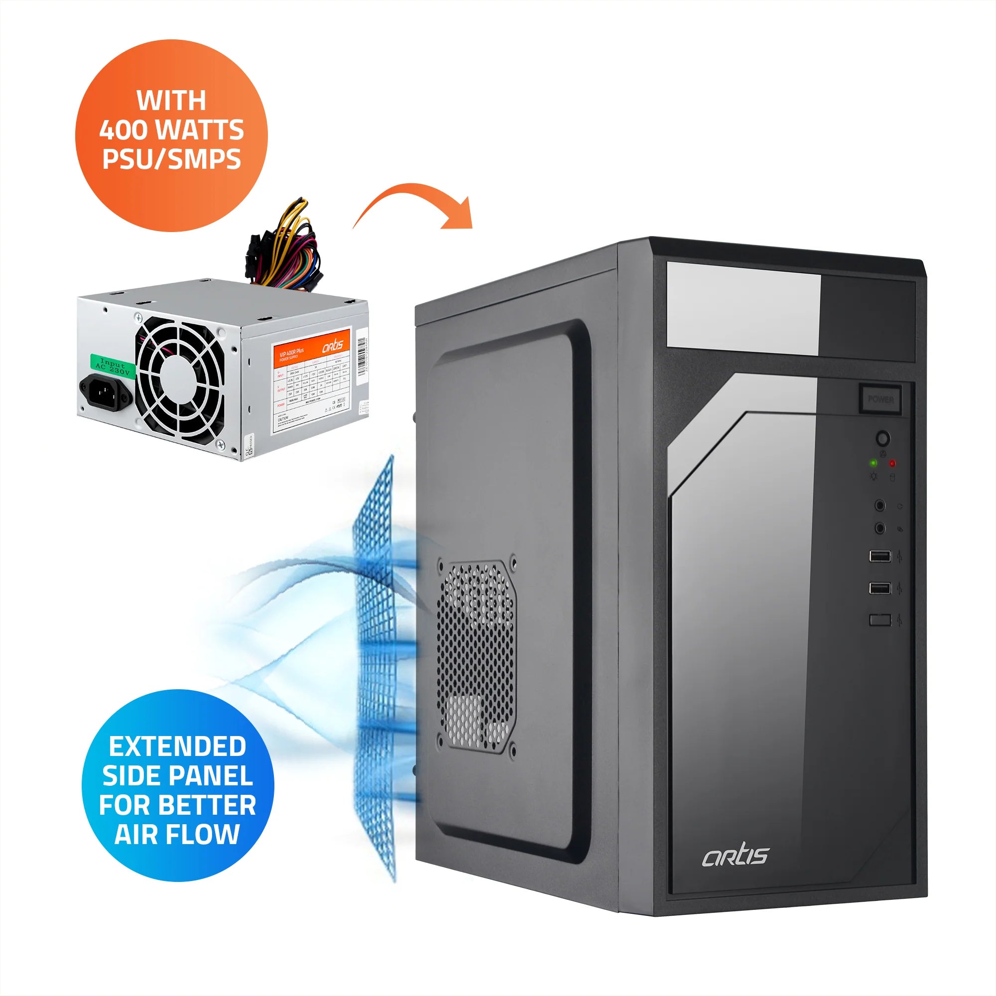 CABINET ARTIS 2620 2.0 WITH POWER SUPPLY