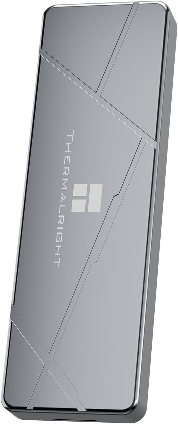 Thermalright HR-EB115 C Grey M.2 External Enclosure-NVMe Protocol, Aluminum Alloy housing, 10Gbps C-to-C