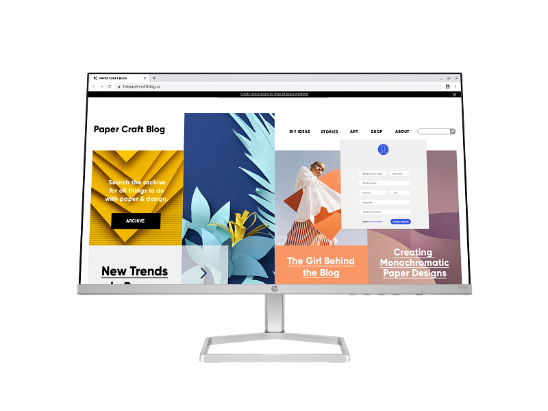 24″ LED HP IPS 524SF