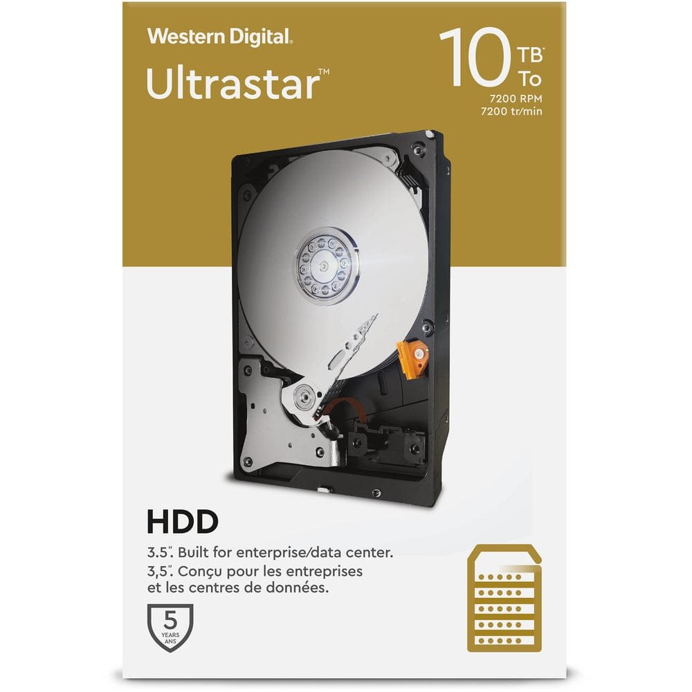 WESTERN DIGITAL 10TB ULTRASTAR HARD DRIVE
