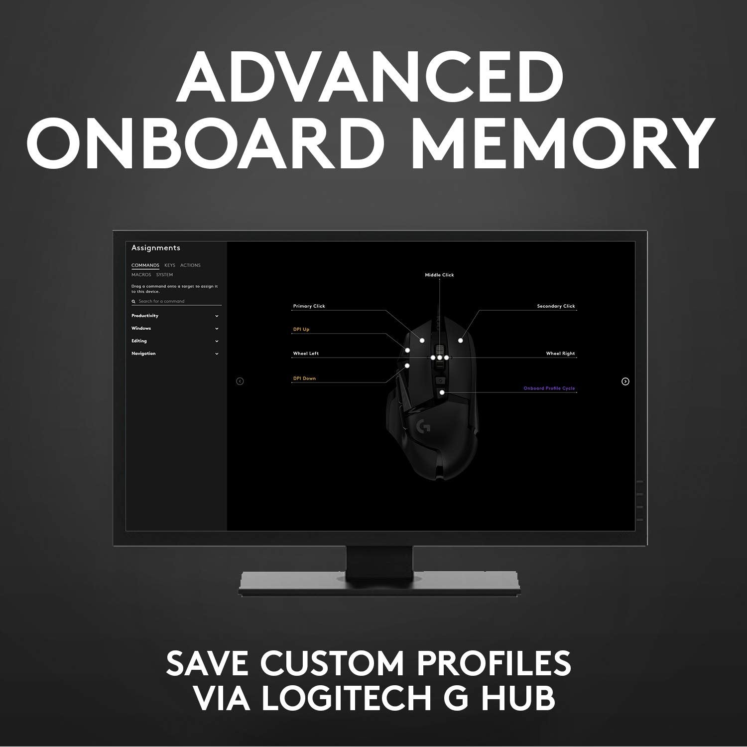LOGITECH HERO WIRED GAMING MOUSE G502