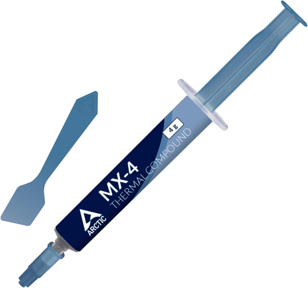 ARCTIC MX-4 (incl. Spatula, 4 g) - Premium Performance Thermal Paste for All Processors (CPU, GPU - PC), Very