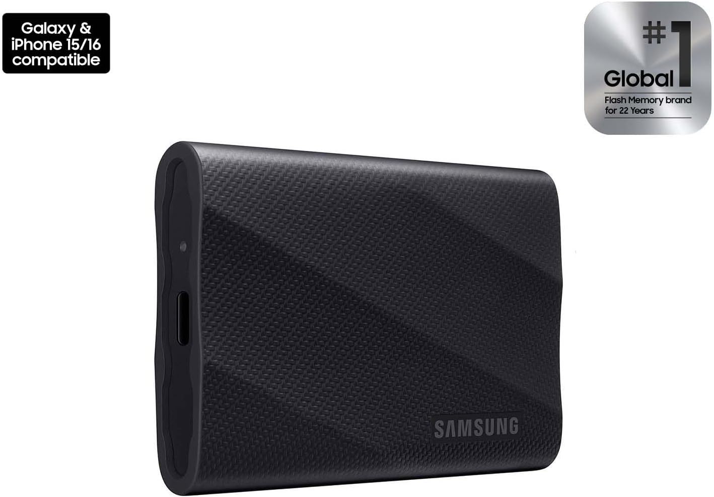 Samsung T9 Portable SSD 2TB, USB 3.2 Gen 2x2 External Solid State Drive, Seq. Read Speeds Up to 2,000MB/s for