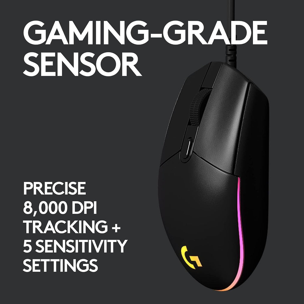 LOGITECH WIRED GAMING MOUSE G102