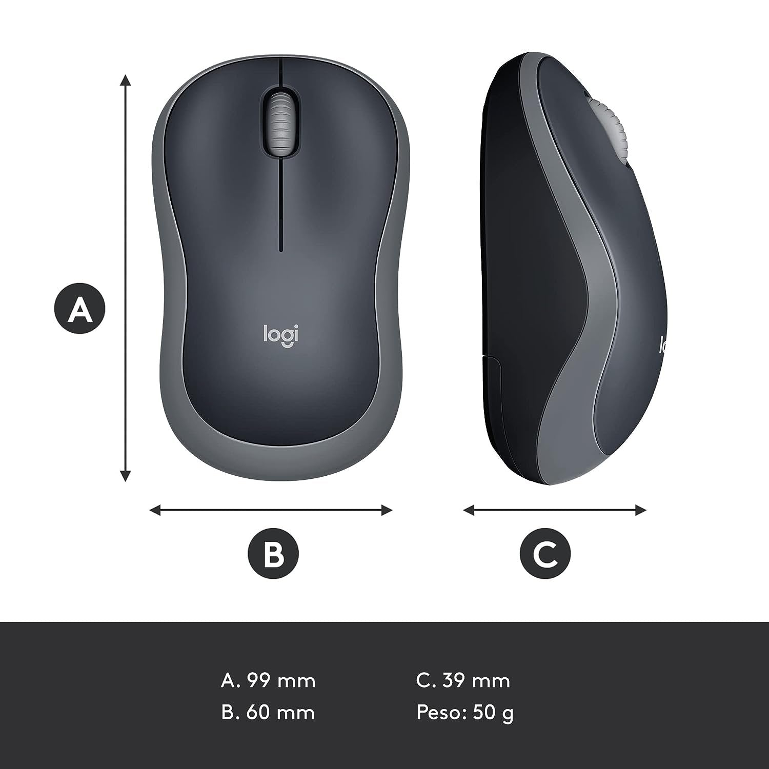 LOGITECH WIRELESS MOUSE M185