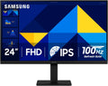 Samsung 24" (S30GD) Essential Monitor with IPS Panel and Tilt Only Stand, 100Hz Refresh Rate, Ergonomic