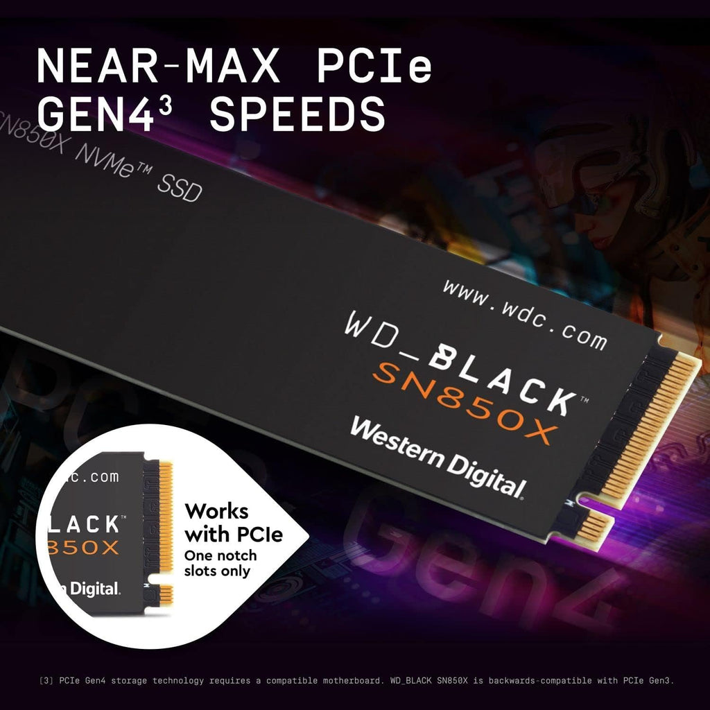 SSD WD BLACK GAMING SN850X NVME 1TB