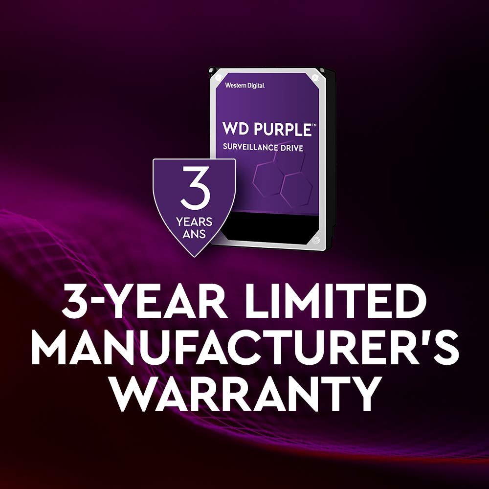 WESTERN DIGITAL 4TB PURPLE SURVEILLANCE HARD DRIVE