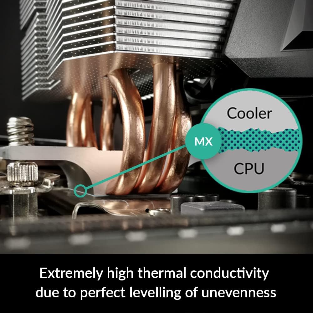 ARCTIC MX-4 (incl. Spatula, 4 g) - Premium Performance Thermal Paste for All Processors (CPU, GPU - PC), Very