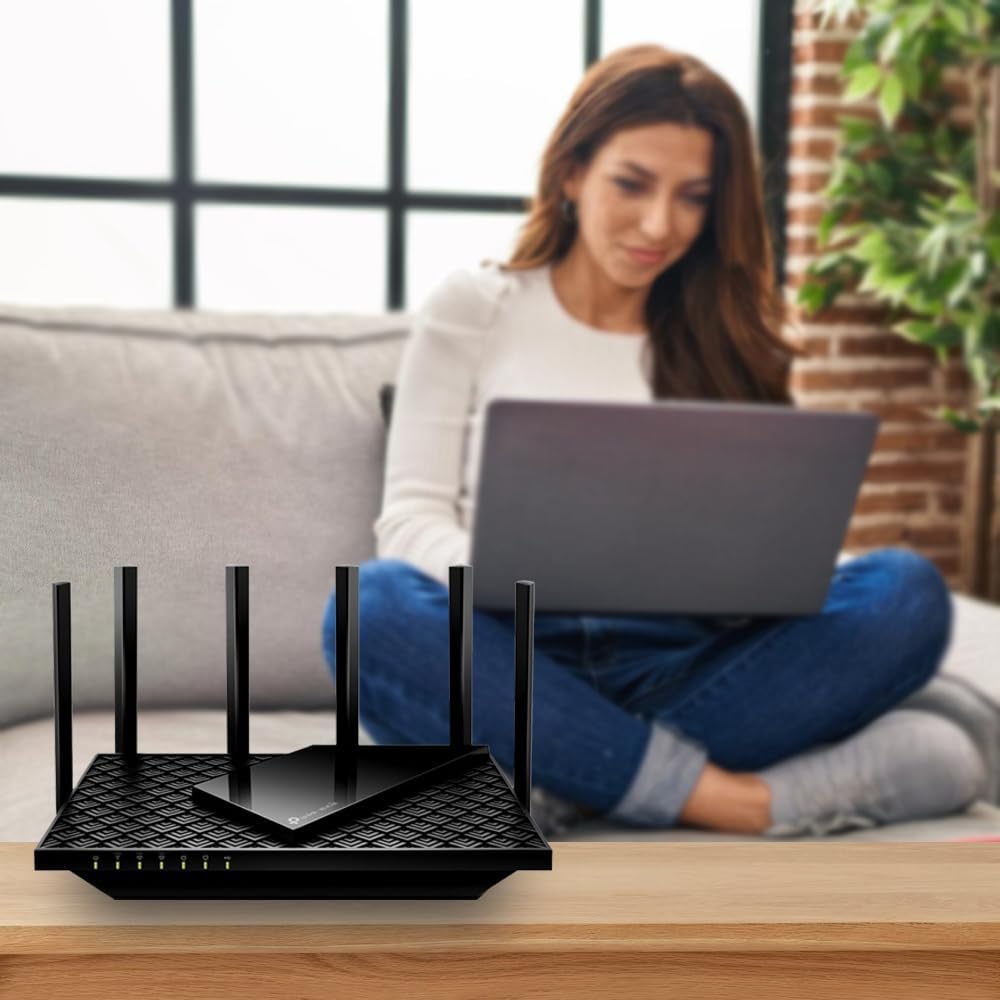 TP-Link AXE5400 Tri-Band WiFi 6E Router (Archer AXE75), 2025 PCMag Editors' Choice, 2.5Gbps WAN Port for