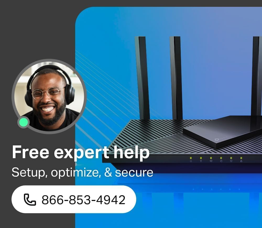 TP-Link AX1800 WiFi 6 Router (Archer AX21 V5) – Dual Band Wireless Internet, Gigabit, Easy Mesh, Works with