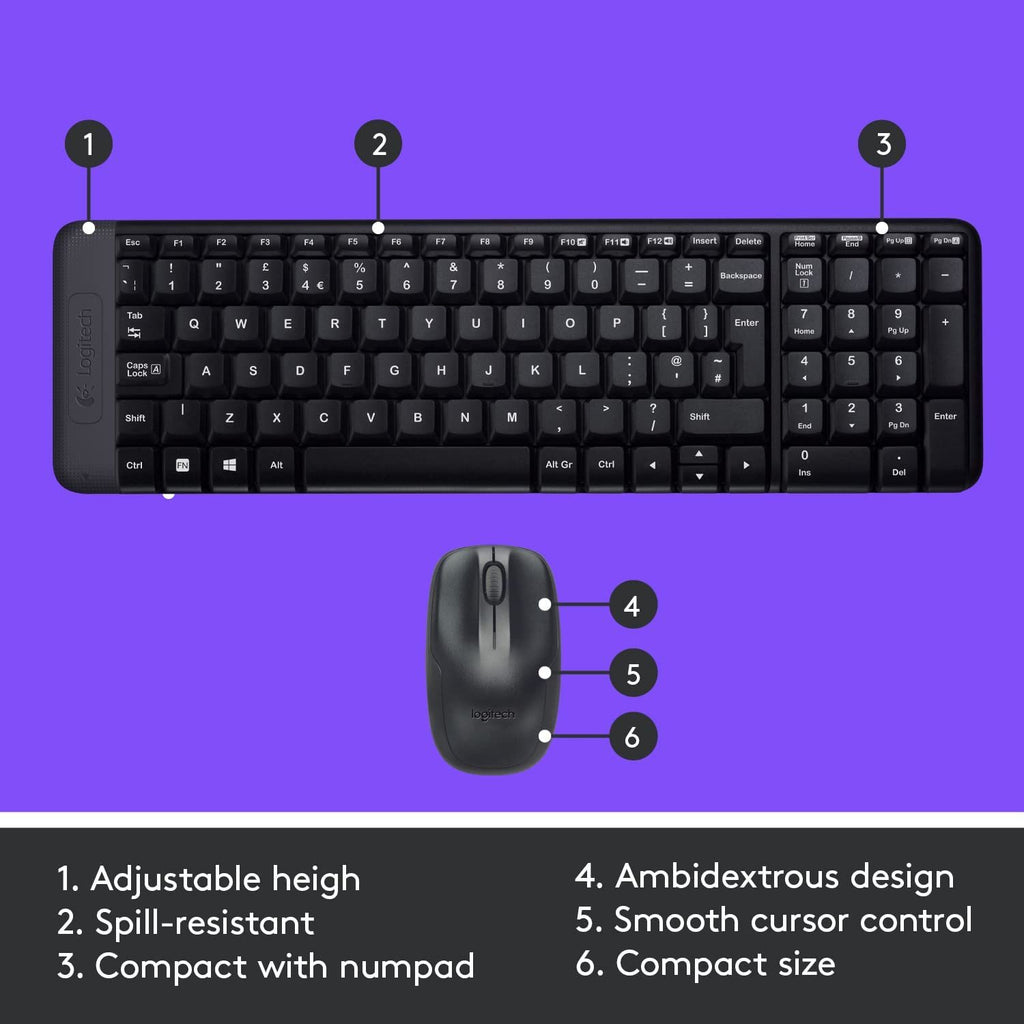 LOGITECH WIRELESS COMBO MK220