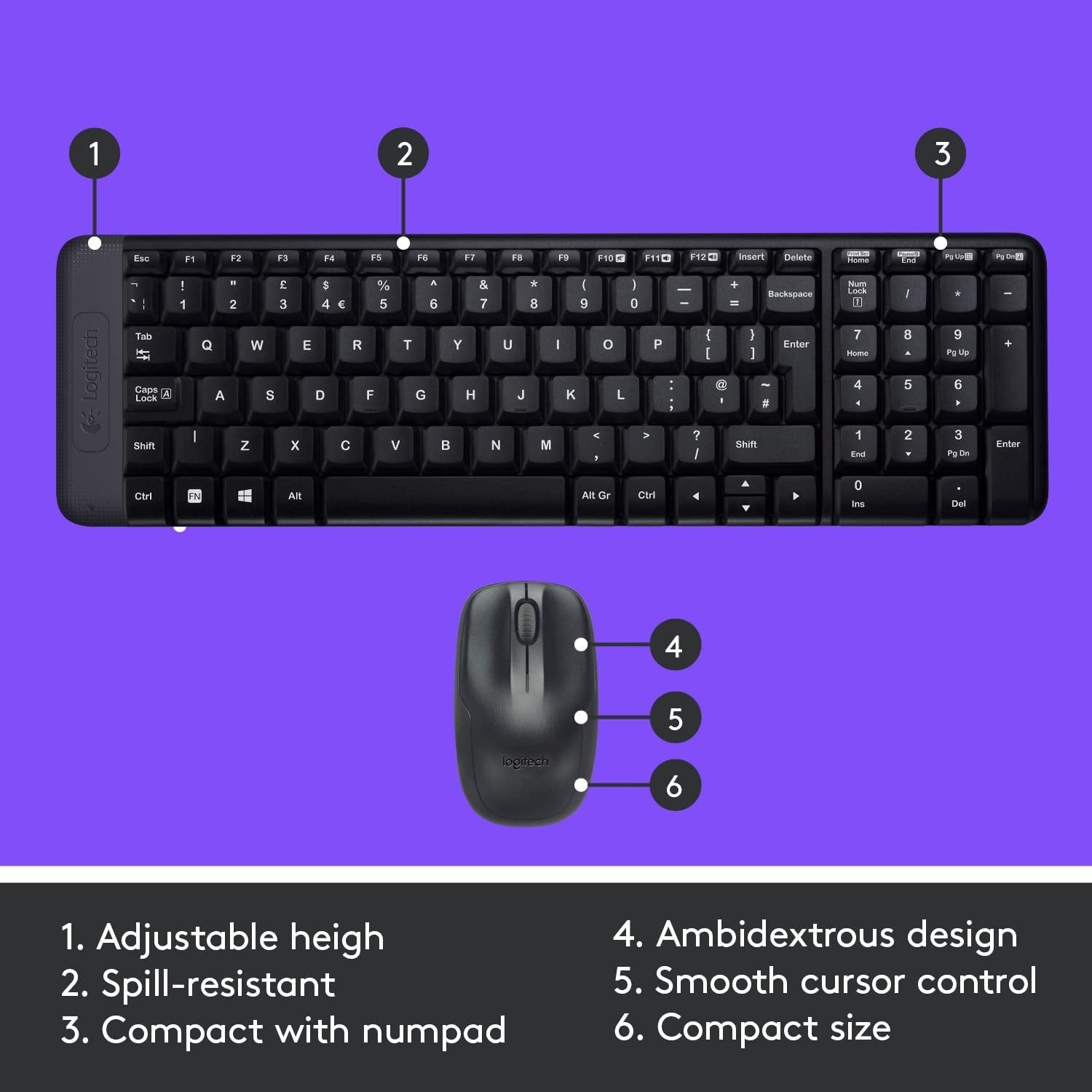 LOGITECH WIRELESS COMBO MK220