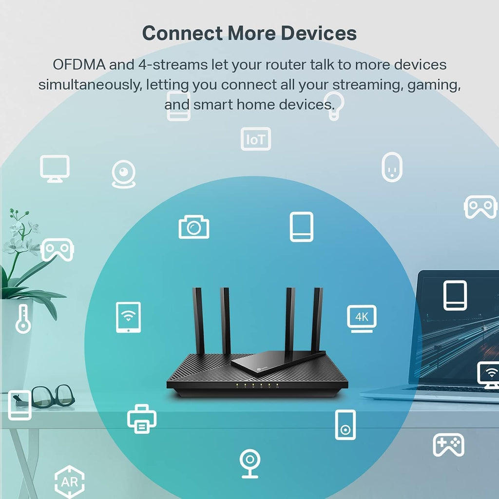 TP-Link Dual-Band AX3000 Wi-Fi 6 Router Archer AX55 | Wireless Gigabit Internet Router for Home | EasyMesh