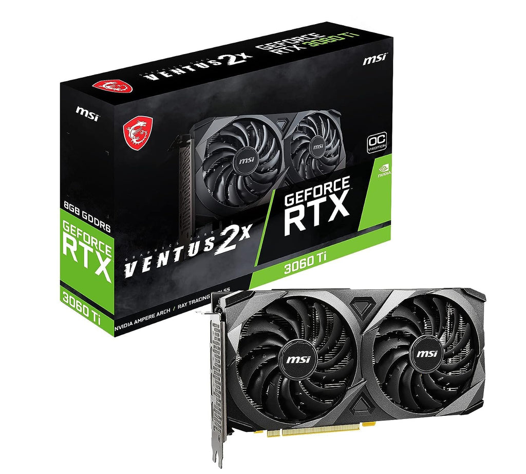 MSI RTX3060 VENTUS 2X TI 8GB DDR6 GRAPHICS CARD