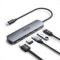 Anker USB C Hub 5-in-1 USB Hub for Laptops, 4K HDMI USB-C Multiport Adapter | 90W Max Power Delivery, 3 USB A