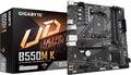 GIGABYTE B550M K AMD AM4 Micro-ATX Motherboard, Supports Ryzen 5000/4000/3000 Series Processors, DDR4, 3+3