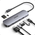 Anker USB C Hub, 7in1 Multi-Port USB Adapter for Laptop/Mac, 4K@60Hz USB C to HDMI Splitter, 85W Max PD, 2