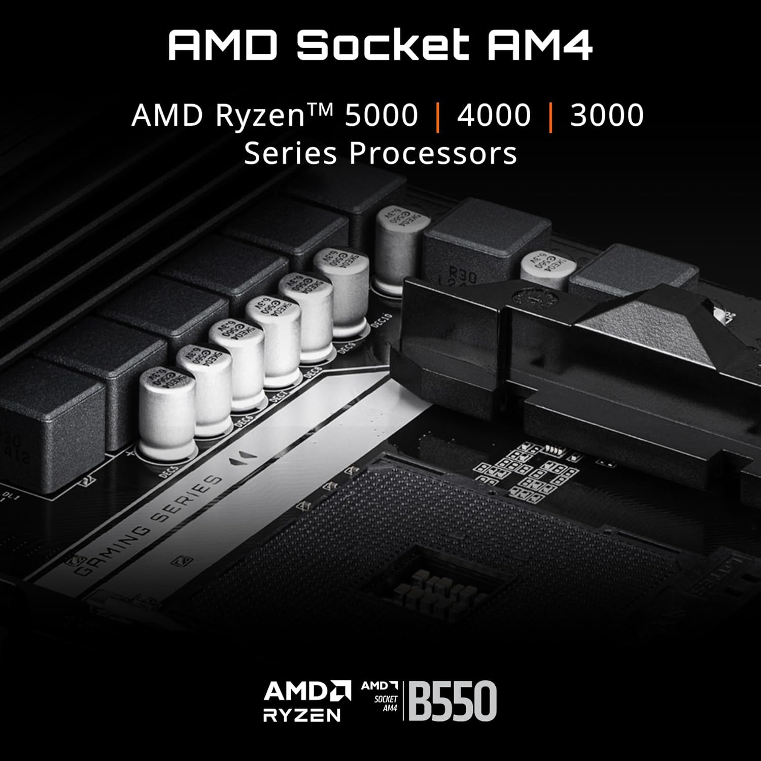 GIGABYTE B550 Eagle WIFI6 AMD AM4 ATX Motherboard, Supports Ryzen 5000/4000/3000 Processors, DDR4, 10+3 Power