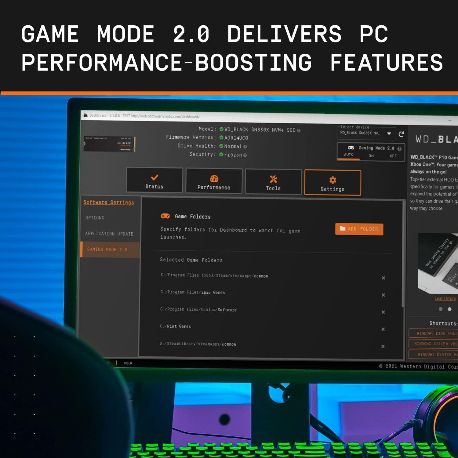 SSD WD BLACK GAMING SN850X NVME 1TB