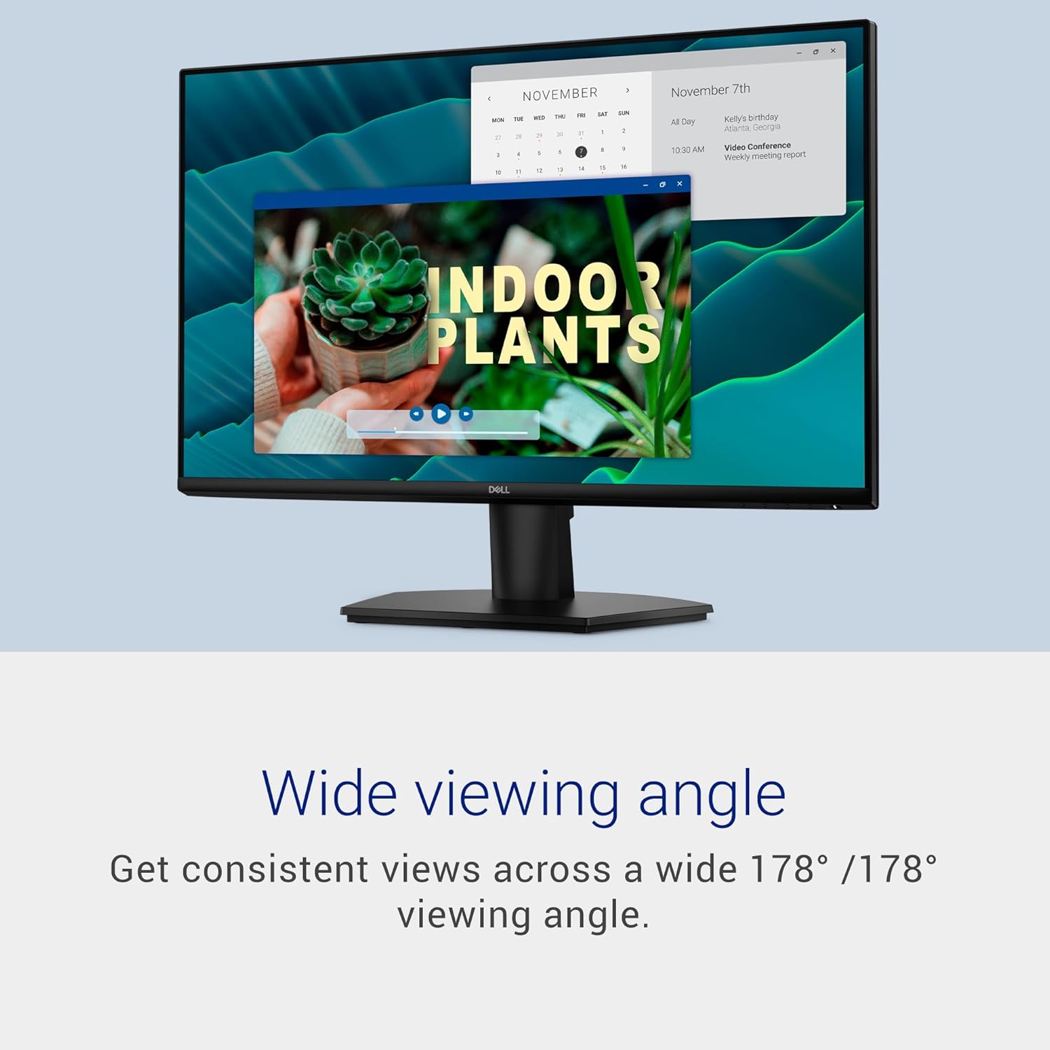 Dell 27 Monitor - SE2726H - 27-inch FHD (1920x1080) 144Hz 1ms Display, in-Plane Switching (IPS) Technology,
