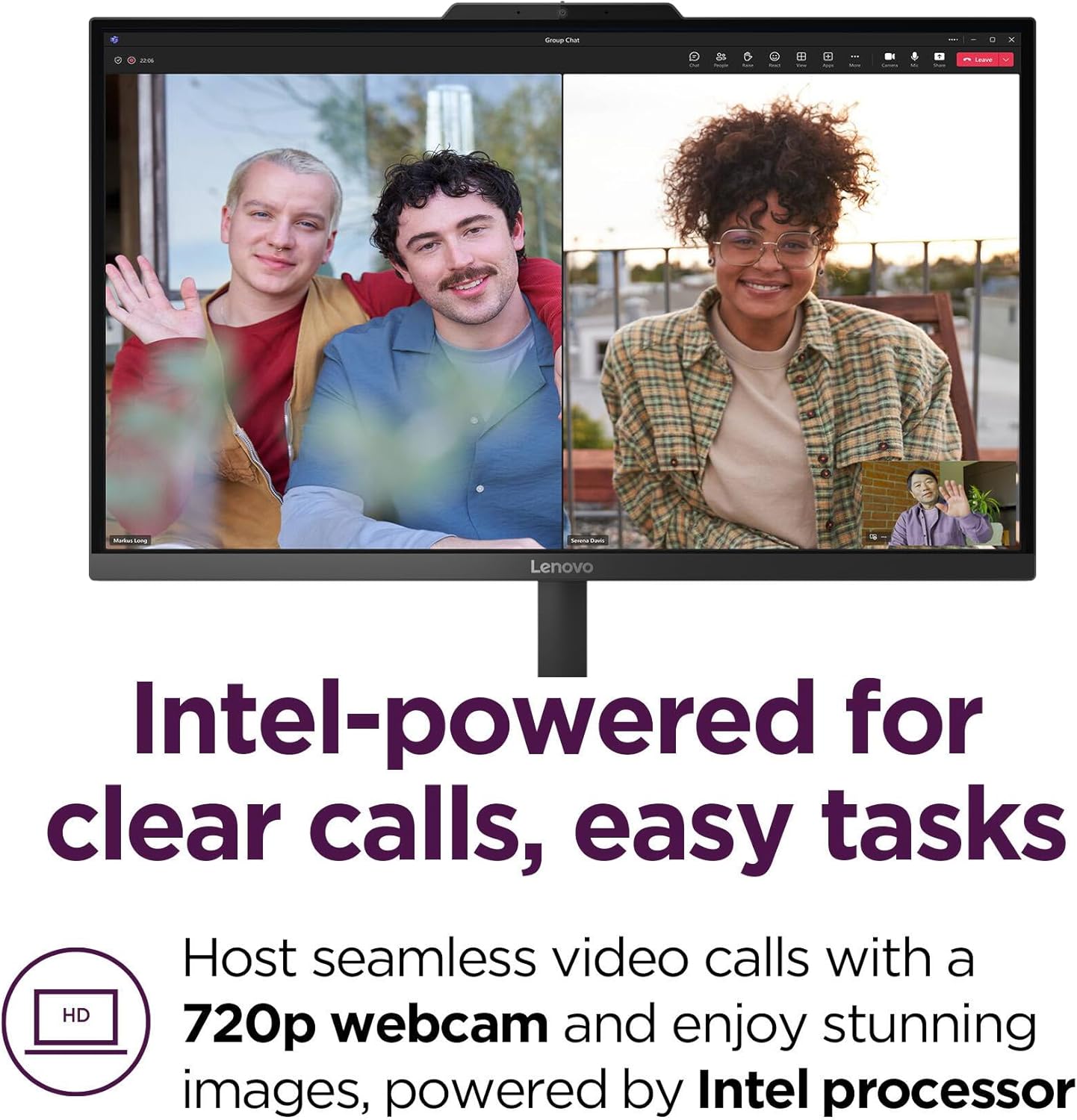Lenovo IdeaCentre All-in-One Desktop Computer, 24" FHD Anti-Glare IPS Display, 8GB RAM, 512GB PCIe SSD, Intel