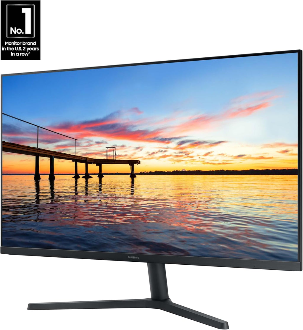 Samsung 32-Inch Flat Computer Monitor, 75Hz, Borderless Display, AMD FreeSync, Game Mode, Advanced Eye Care,