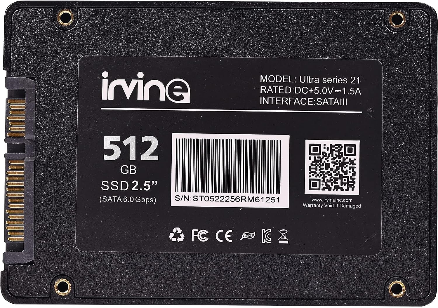 SSD IRVINE SATA 512 GB