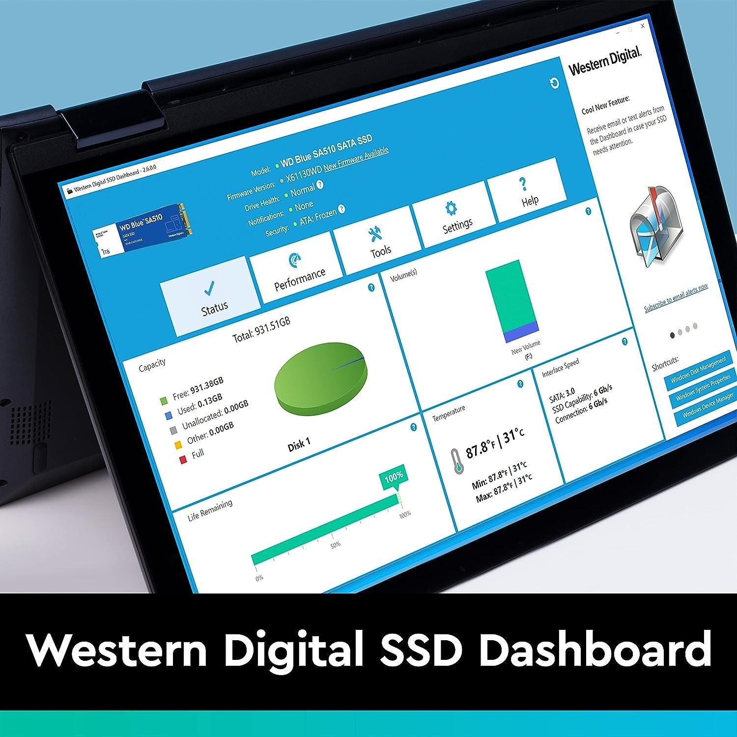 SSD WD BLUE SATA SA510 250GB