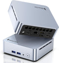 Glorlin Mini PC AMD Ryzen 5 3501U Small Desktop Computer 8GB DDR4 RAM 256GB SSD Storage 4K HD Dual HDMI WiFi