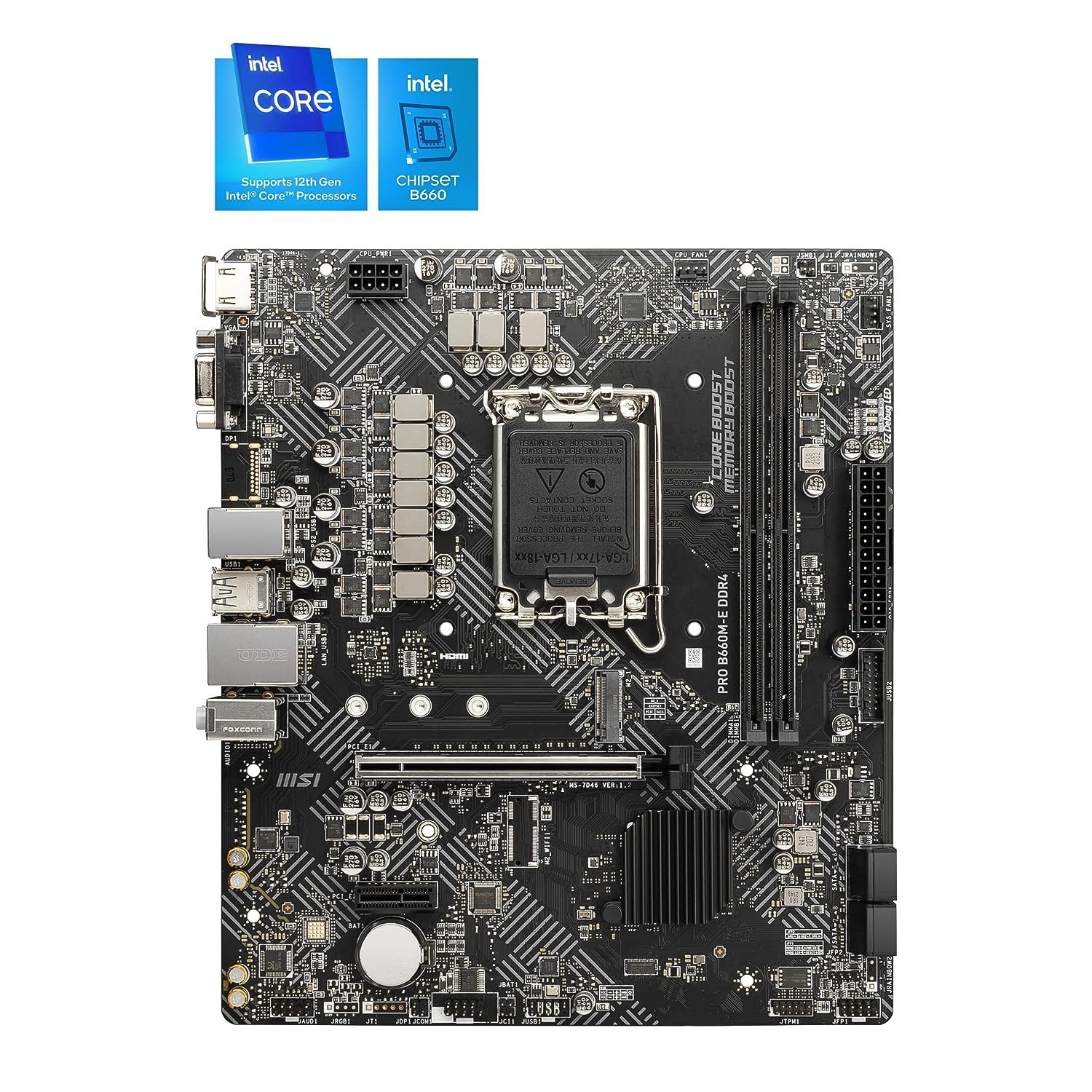 MSI PRO B660M-E DDR4