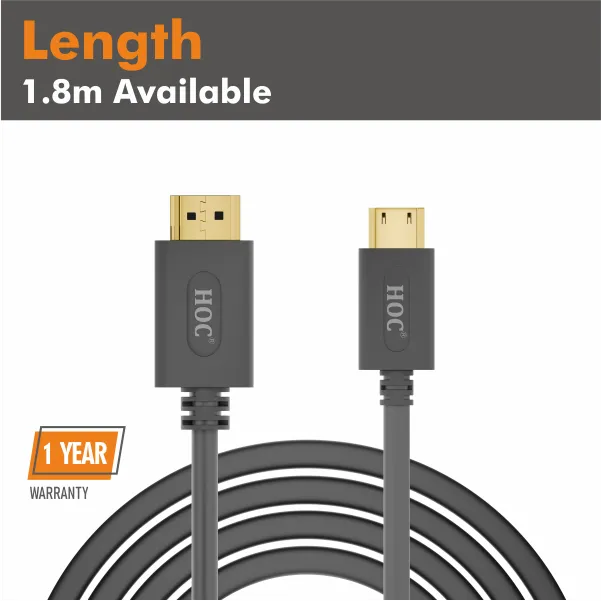 CABLE HOC HDMI TO MINI HDMI 4K HHM02
