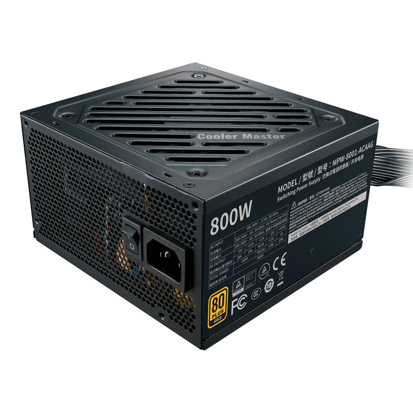 SMPS COOLER MASTER MWE GOLD G800W V2