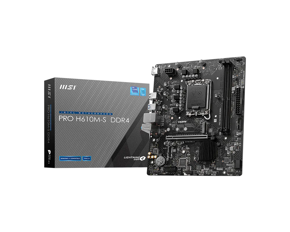 MSI PRO H610M-S DDR4