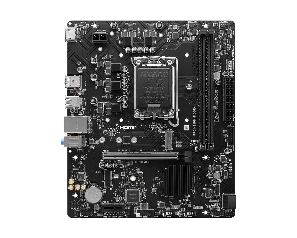 MSI PRO H610M-S DDR4