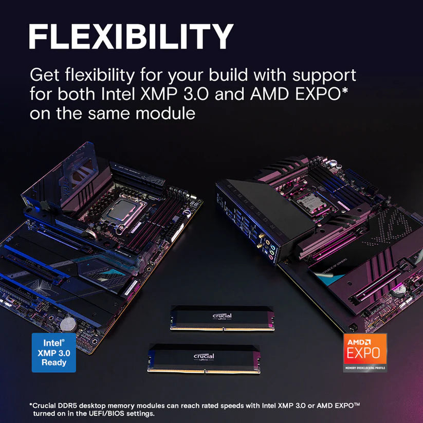 RAM CRUCIAL 16 GB DDR5 CL36 6000MHZ