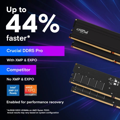 RAM CRUCIAL 16 GB DDR5 CL48 6000MHZ
