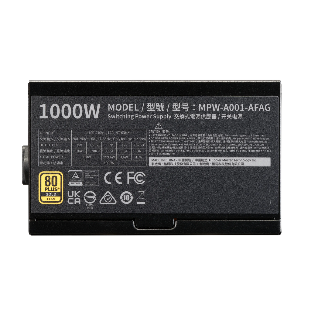 SMPS CM ELITE GOLD 1000W