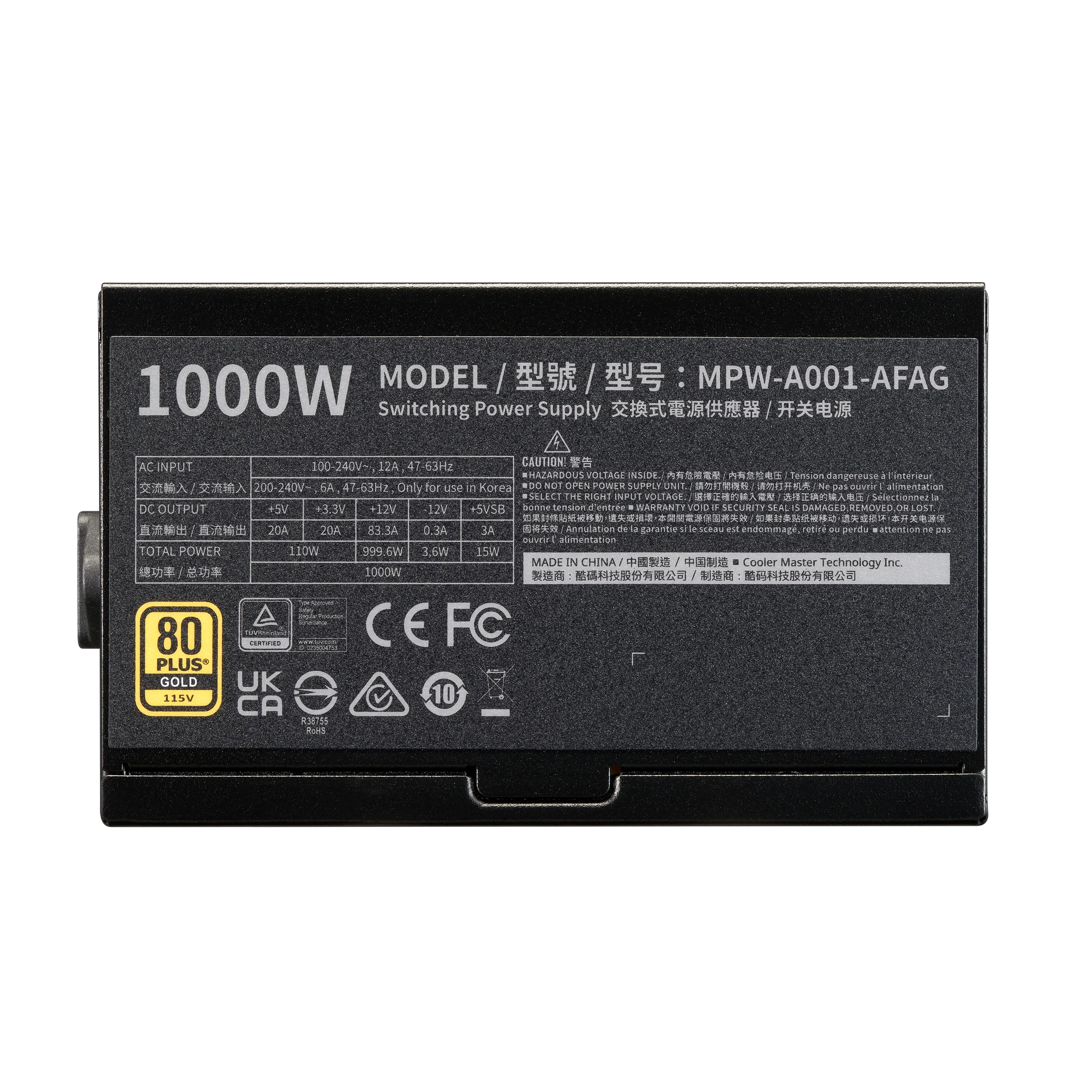 SMPS CM ELITE GOLD 1000W