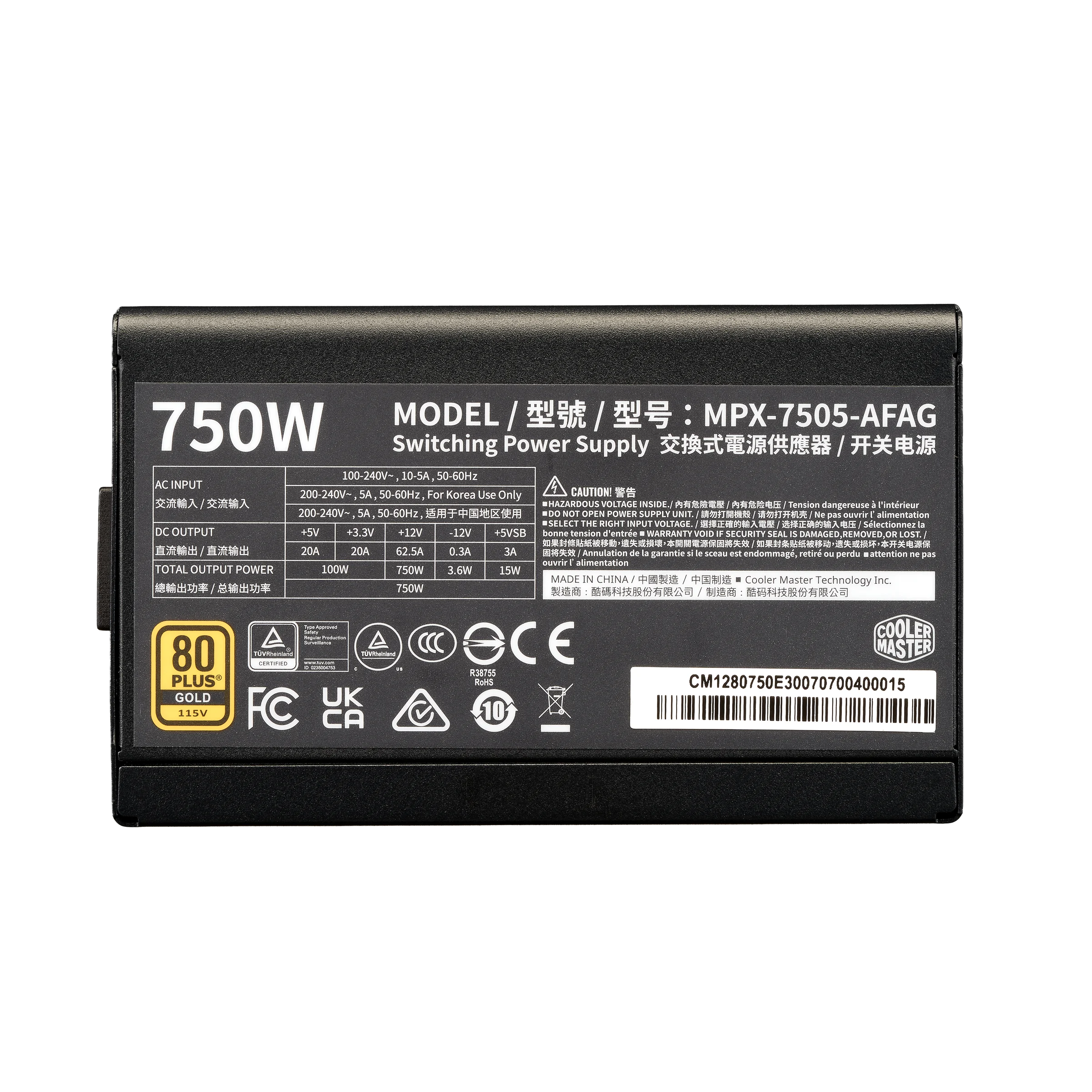 SMPS CM ELITE GOLD 750W