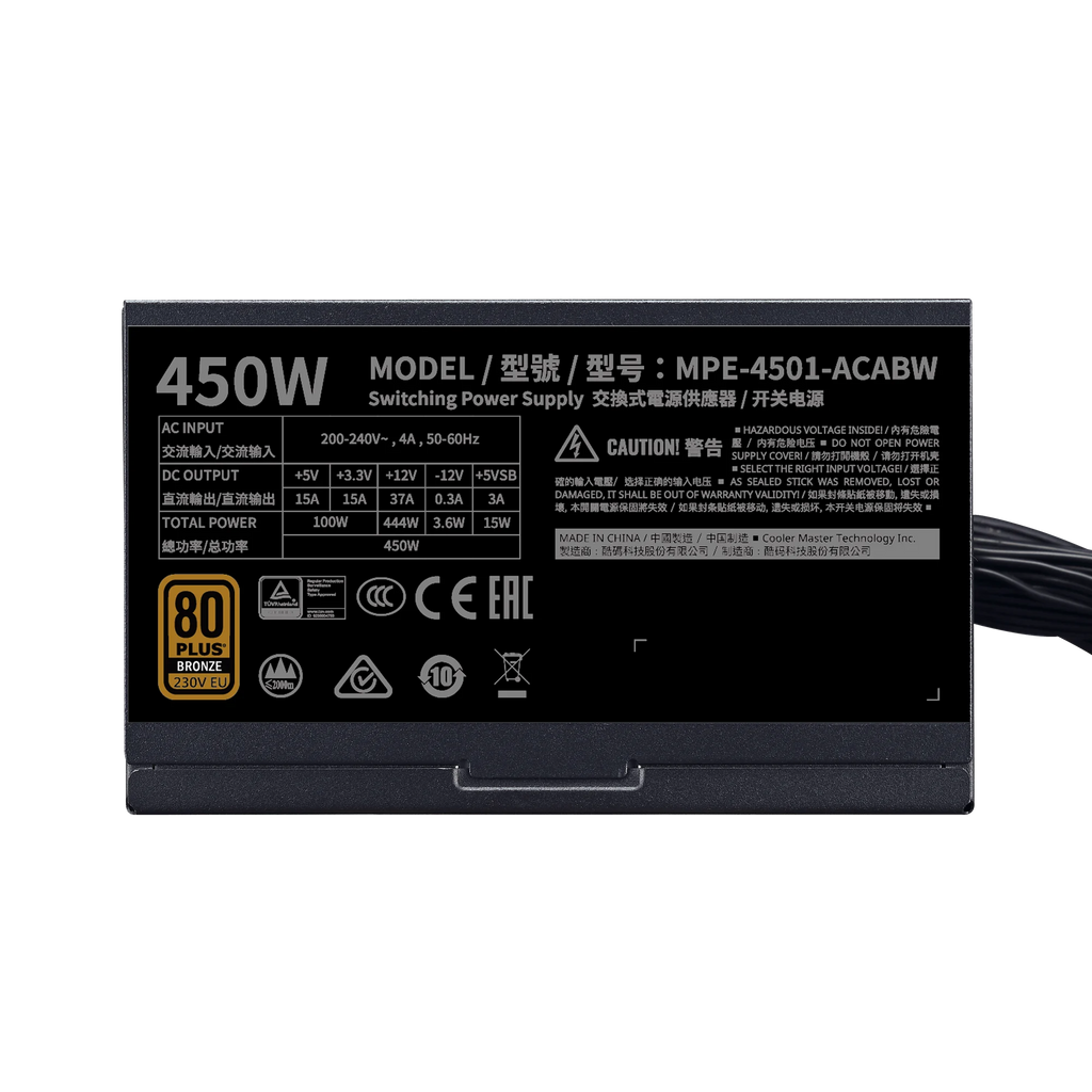 SMPS CM MWE BRONZE 450W V2