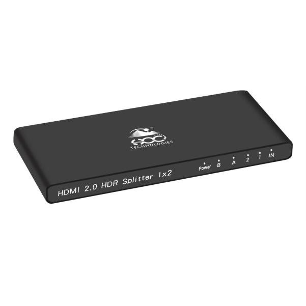 SPLITTER HOC HDMI 2PORT 4K HHSP-2P4K