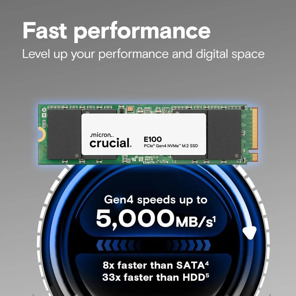 SSD CRUCIAL NVME E100 48GB